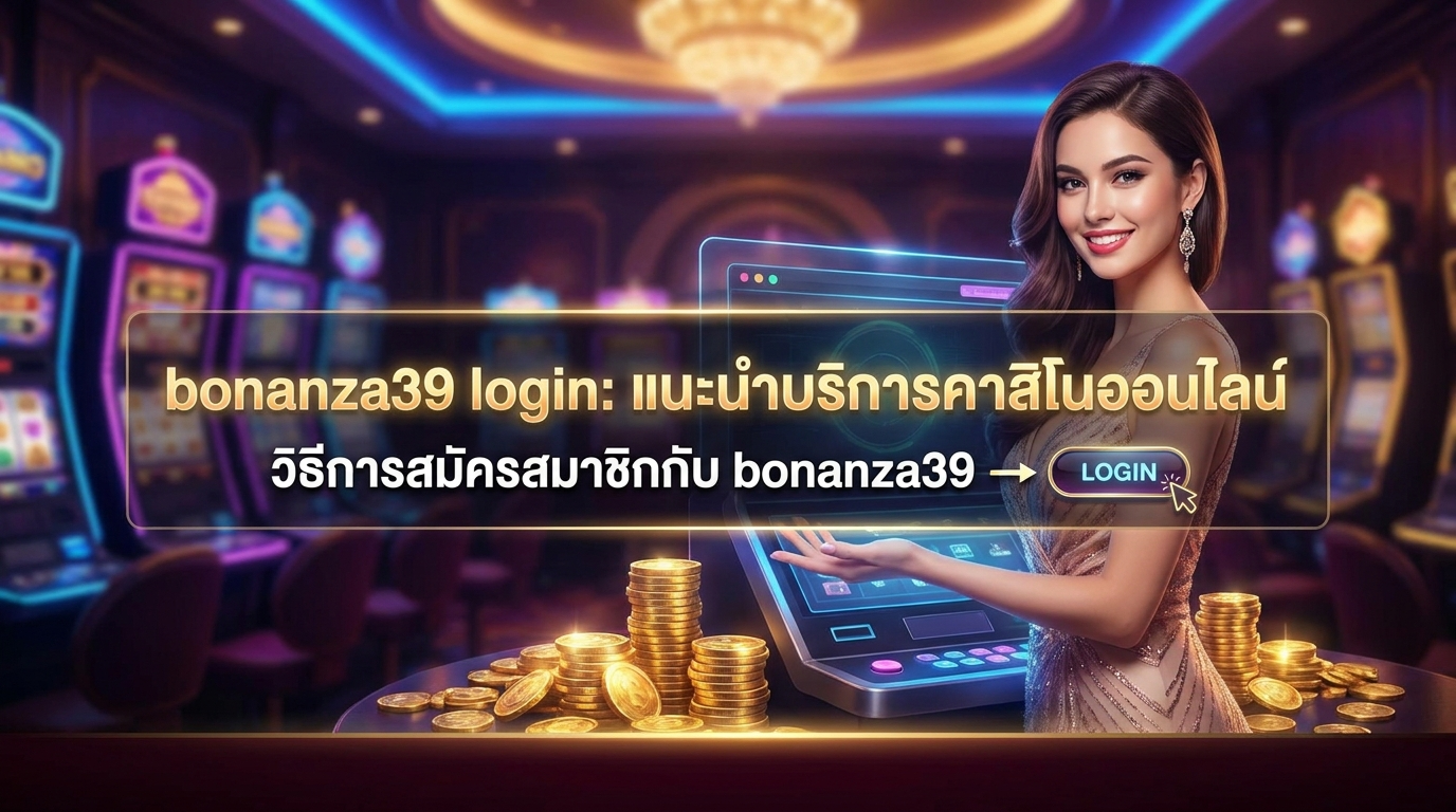 วิธีการสมัครสมาชิกกับ bonanza39